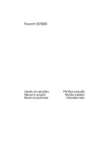 Aeg-Electrolux F87000MP Používateľská príručka