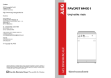 AEG FAV64450IW Používateľská príručka