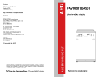 Zanussi FAV86450I-W Používateľská príručka