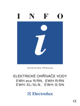 Electrolux EWH100SLN Používateľská príručka
