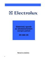 Electrolux EK666CE Používateľská príručka