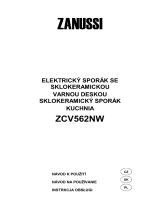Zanussi ZCV562NW Používateľská príručka