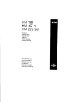 AEG HM197SEL Používateľská príručka