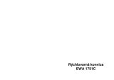 AEG EWA1757C Používateľská príručka