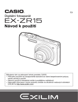 Casio EX-ZR15 Používateľská príručka