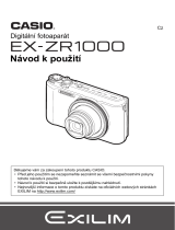 Casio EX-ZR1000 Používateľská príručka
