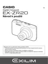 Casio EX-ZR20 Používateľská príručka