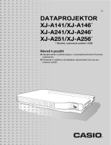 Casio XJ-A141, XJ-A146, XJ-A241, XJ-A246, XJ-A251, XJ-A256 (Serial Number: D****B) Používateľská príručka