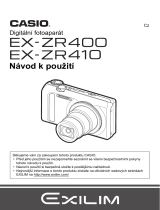 Casio EX-ZR400 Používateľská príručka