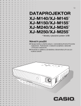 Casio XJ-M140, XJ-M145, XJ-M150, XJ-M155, XJ-M240, XJ-M245, XJ-M250, XJ-M255  (SerialNumber: S9*****, B9***A) Používateľská príručka