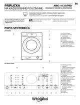 Whirlpool AWG 1112/PRO UK Daily Reference Guide
