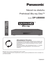 Panasonic DPUB9000 Návod na používanie