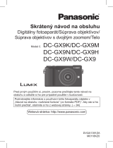 Panasonic DCGX9W Návod na používanie