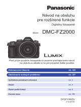 Panasonic DMCFZ2000 Návod na používanie