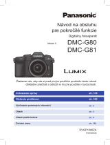 Panasonic DMCG80M Návod na používanie