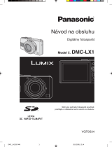 Panasonic DMCLX1EG Návod na používanie