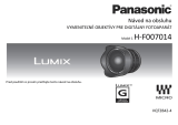 Panasonic HF007014 Návod na používanie