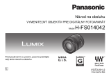 Panasonic HFS014042 Návod na používanie