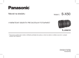 Panasonic SX50 Návod na používanie