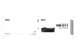Nikon MB-D11 Používateľská príručka