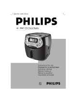 Philips CD CLOCK RADIO AJ 3940 Používateľská príručka
