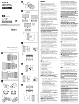 Sony SEL135F18GM Návod na obsluhu