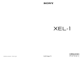 Sony XEL-1 Návod na obsluhu