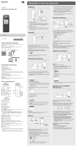 Sony ICD-SX2000 Návod na obsluhu