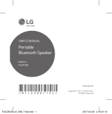 LG LG PJ3 Používateľská príručka