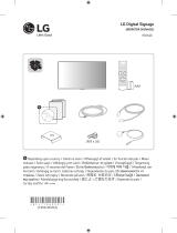 LG LG 75XS2E-B Stručná príručka spustenia