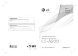 LG LGA200.AORRTL Používateľská príručka