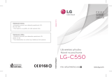 LG LGC550.ABEGAQ Používateľská príručka