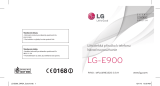 LG LGE900.APRTBK Používateľská príručka
