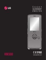 LG KM380 Používateľská príručka