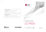 LG LGP500.AORPBK Používateľská príručka