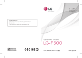 LG LGP500.AMETBK Používateľská príručka