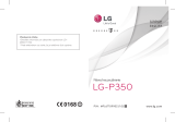 LG LGP350.AVSEAQ Používateľská príručka