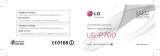 LG LGP700.APOLBK Používateľská príručka
