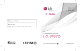 LG LGP970.AORETL Používateľská príručka