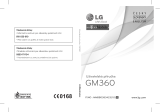 LG GM360.ADEUMS Používateľská príručka
