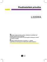 LG L226WA-SN Návod na obsluhu