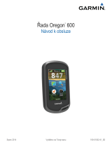 Garmin Oregon 600t,GPS,Topo Canada Návod na používanie