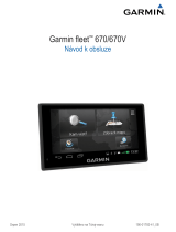 Garmin fleet™ 670 Návod na používanie