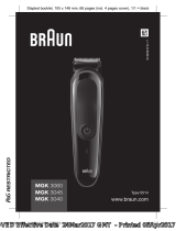 Braun MGK 3060, MGK 3045, MGK 3040 Používateľská príručka