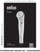 Braun 801,  Face Používateľská príručka