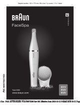 Braun FaceSpa 832 Používateľská príručka