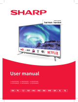 Sharp LC-55CUG8462ES Používateľská príručka