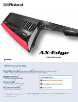 Roland AX-Edge Používateľská príručka