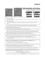 Roland CUBE-60XL BASS Používateľská príručka