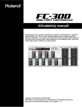 Roland FC-300 Používateľská príručka